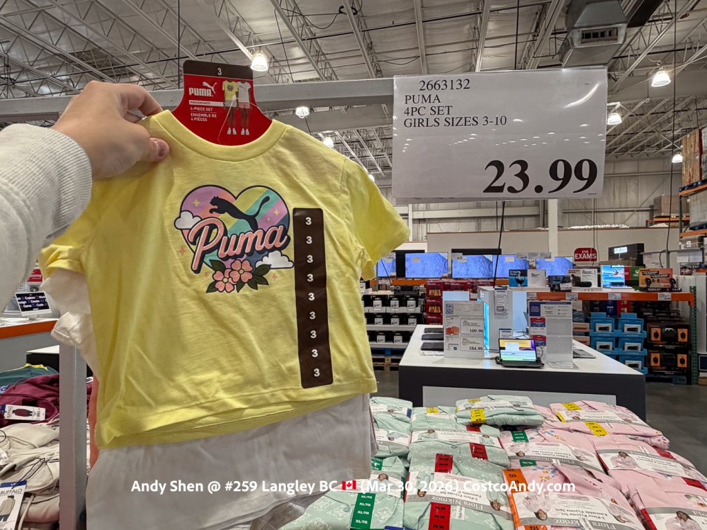 PUMA 4PC SET GIRLS SIZES 3-10