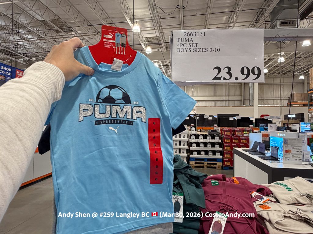 PUMA 4PC SET BOYS SIZES 3-10