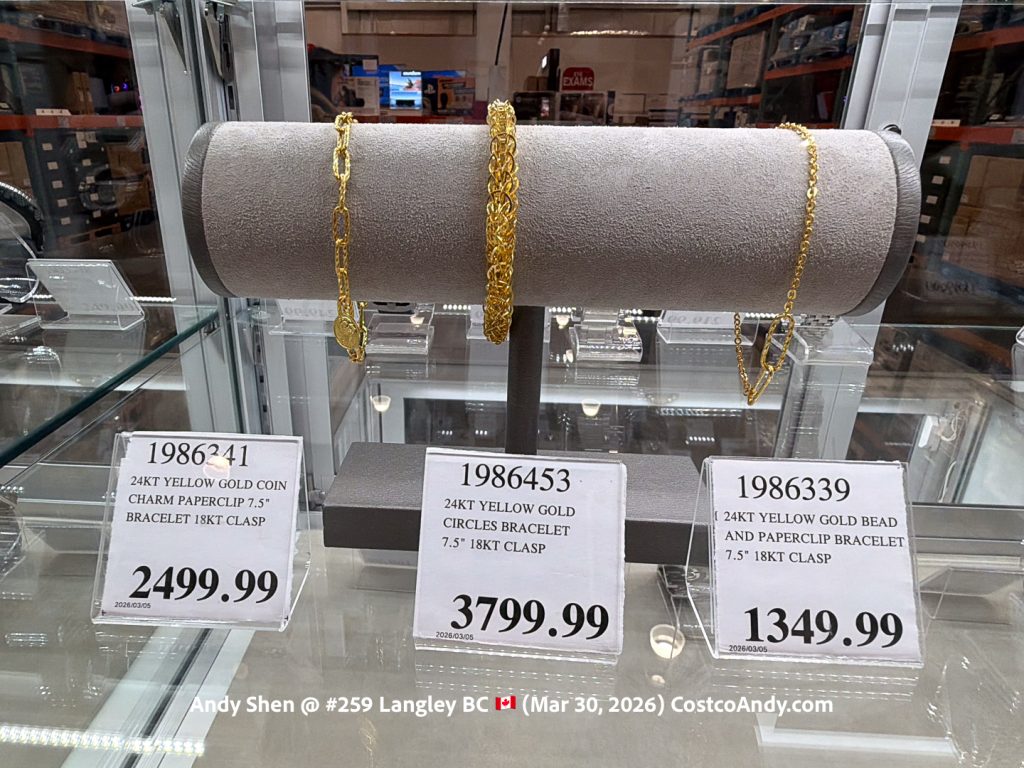 24KT YELLOW GOLD COIN CHARM PAPERCLIP 7.5″ BRACELET 18KT CLASP