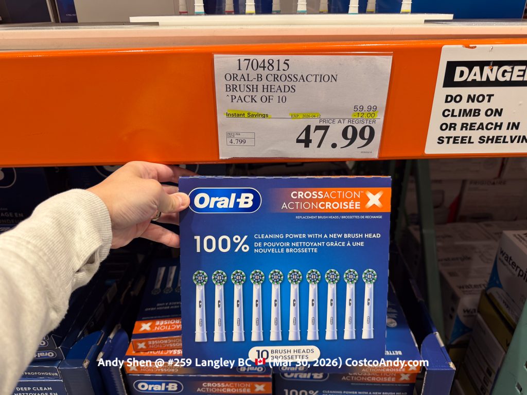 ORAL-B CROSSACTION BRUSH HEADS
