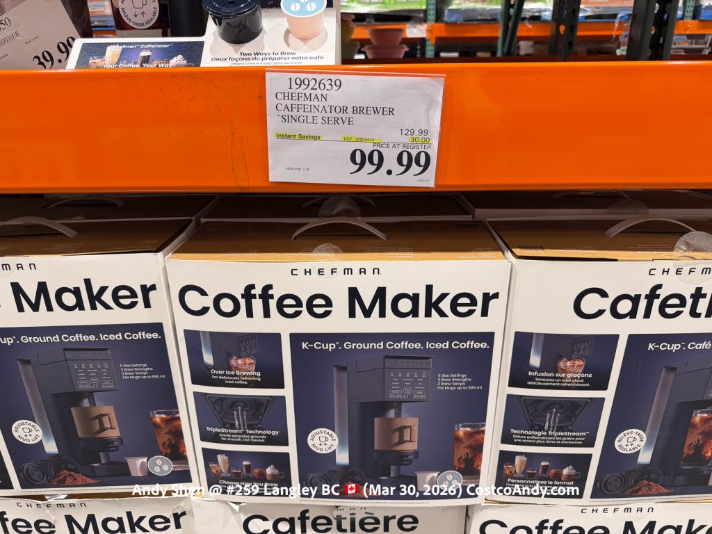 CHEFMAN CAFFEINATOR BREWER SINGLE SERVE