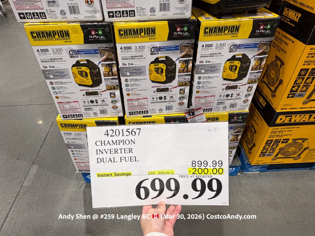 CHAMPION INVERTER DUAL FUEL