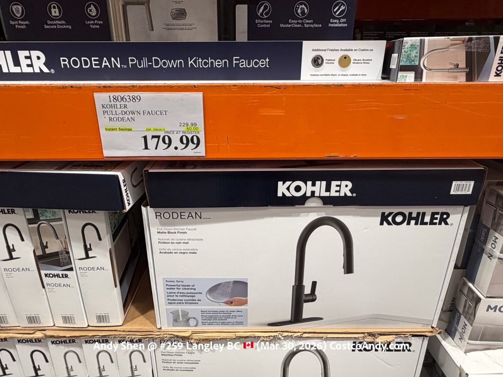 KOHLER PULL-DOWN FAUCET RODEAN
