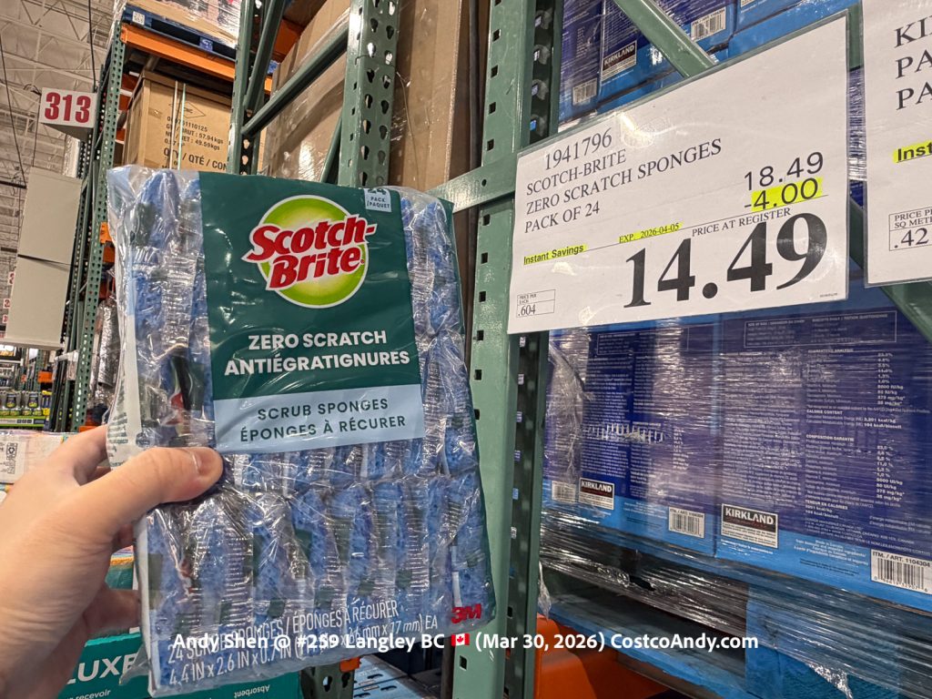 SCOTCH-BRITE ZERO SCRATCH SPONGES PACK OF 24