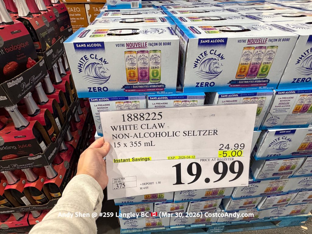 WHITE CLAW NON-ALCOHOLIC SELTZER 15X355ML