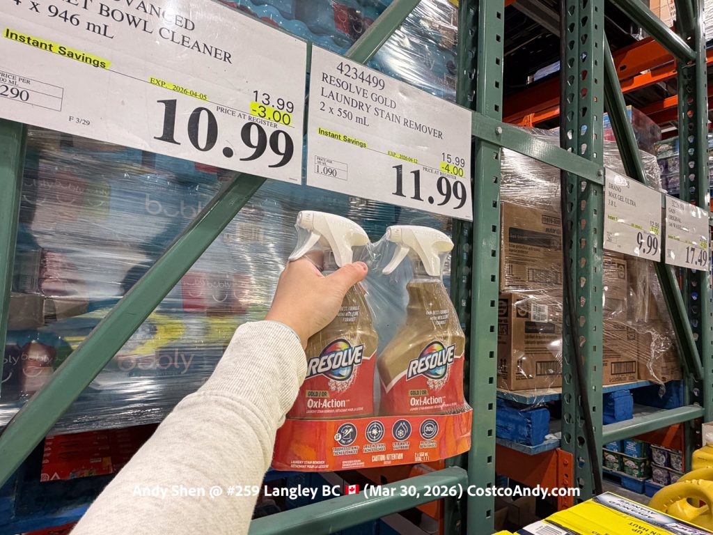 RESOLVE GOLD LAUNDRY STAIN REMOVER 2 x 550 mL