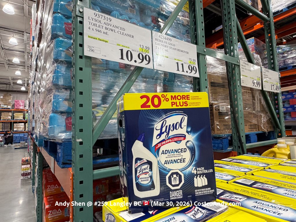 LYSOL ADVANCED TOILET BOWL CLEANER 4X946ML