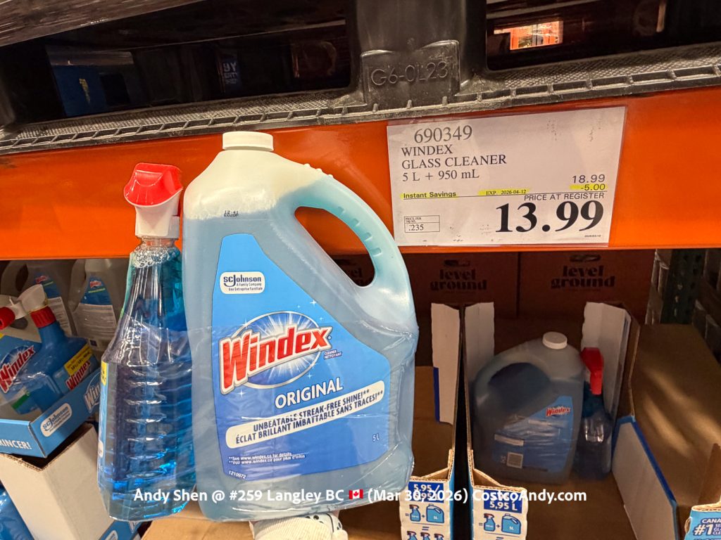 WINDEX GLASS CLEANER 5 L + 950 ML