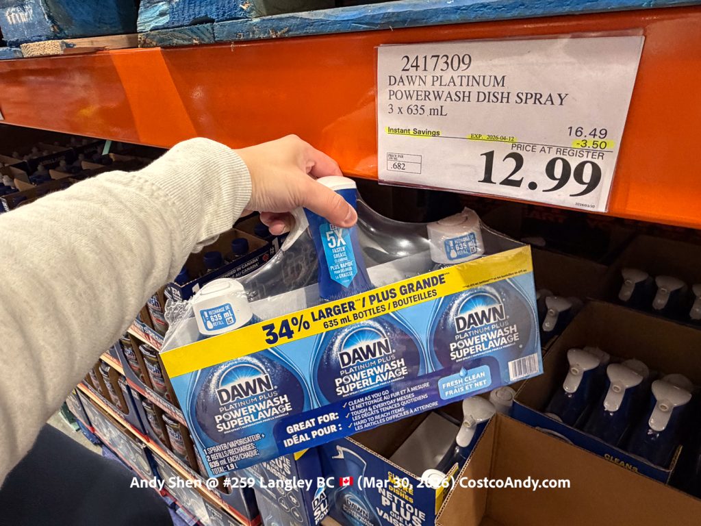 DAWN POWERWASH DISH SPRAY 3 x 635 ML