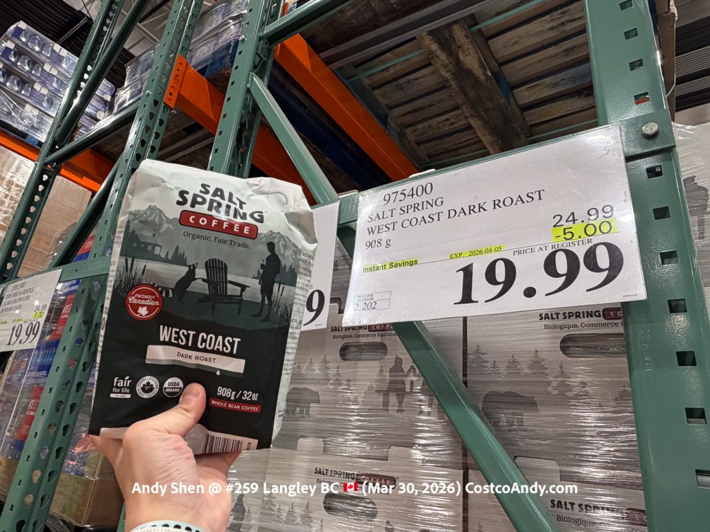 SALT SPRING WEST COAST DARK ROAST 905G