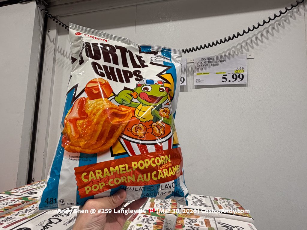 ORION TURTLE CHIPS CARAMEL CORN 481 G