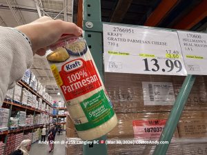 KRAFT GRATED PARMESAN CHEESE 710G