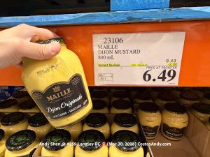 MAILLE DIJON MUSTARD 800ML