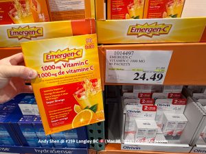 EMERGEN-C VITAMIN C 1000 MG 90 PACKETS
