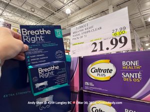 BREATHE RIGHT NASAL STRIPS CLEAR PACK OF 72