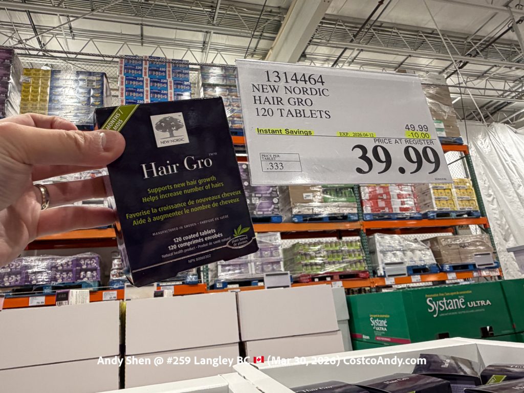 NEW NORDIC HAIR GRO 120 TABLETS