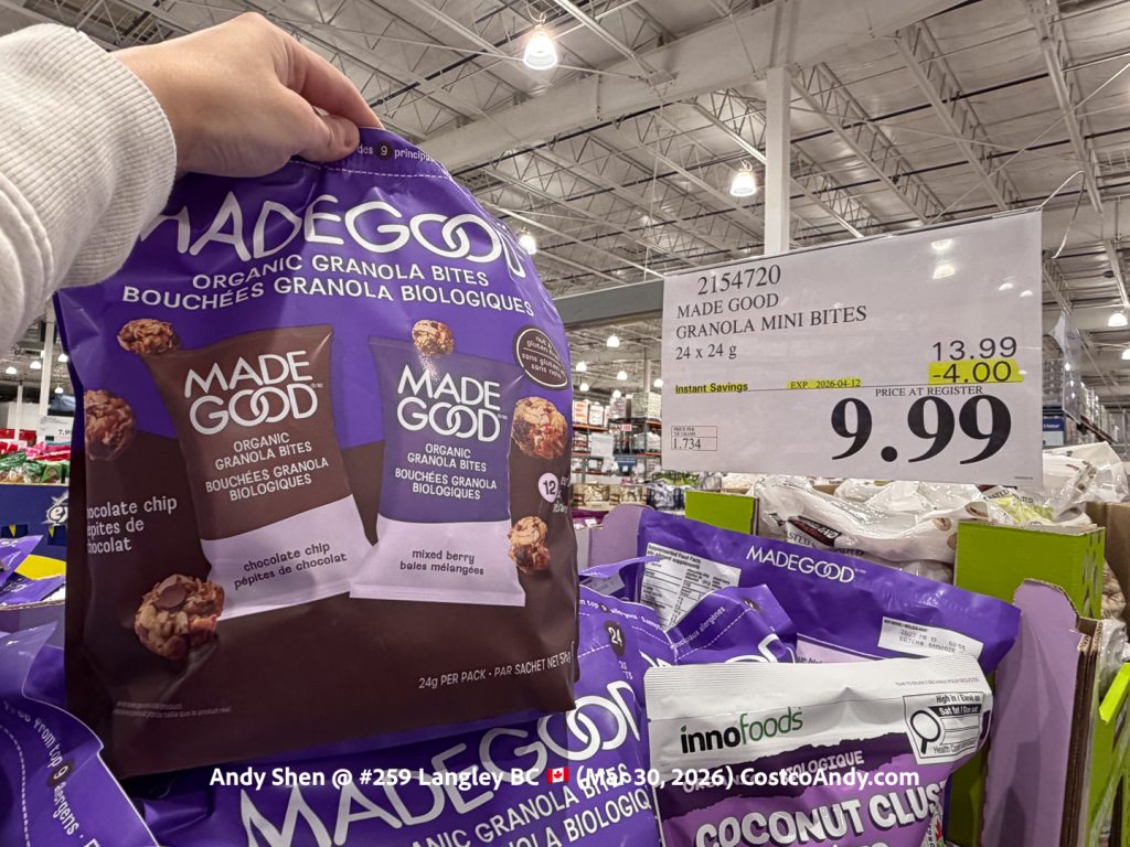 MADE GOOD GRANOLA MINI BITES 24 X 24 G