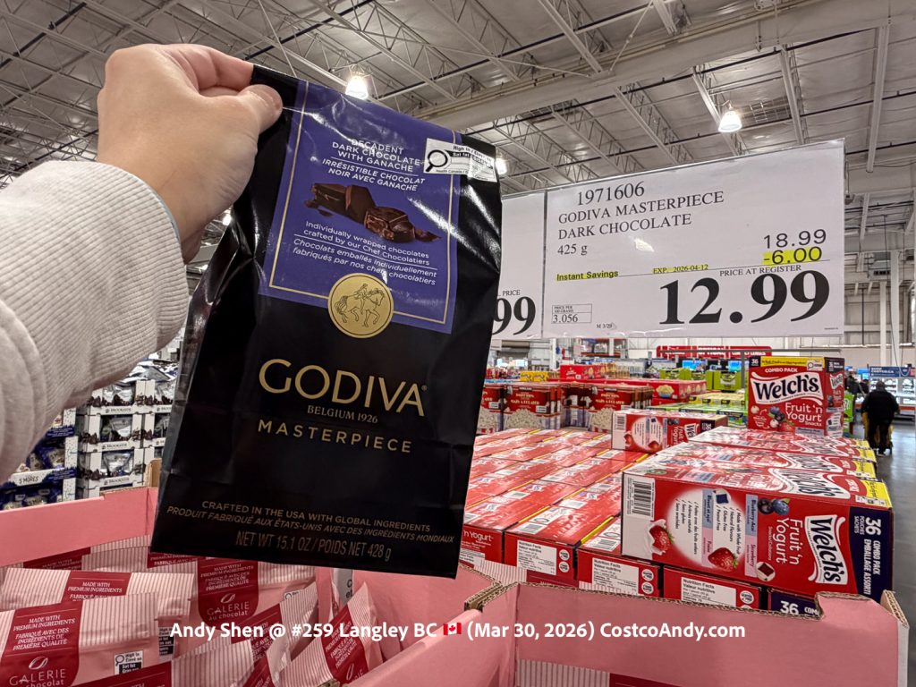 GODIVA MASTERPIECE DARK CHOCOLATE 425 G