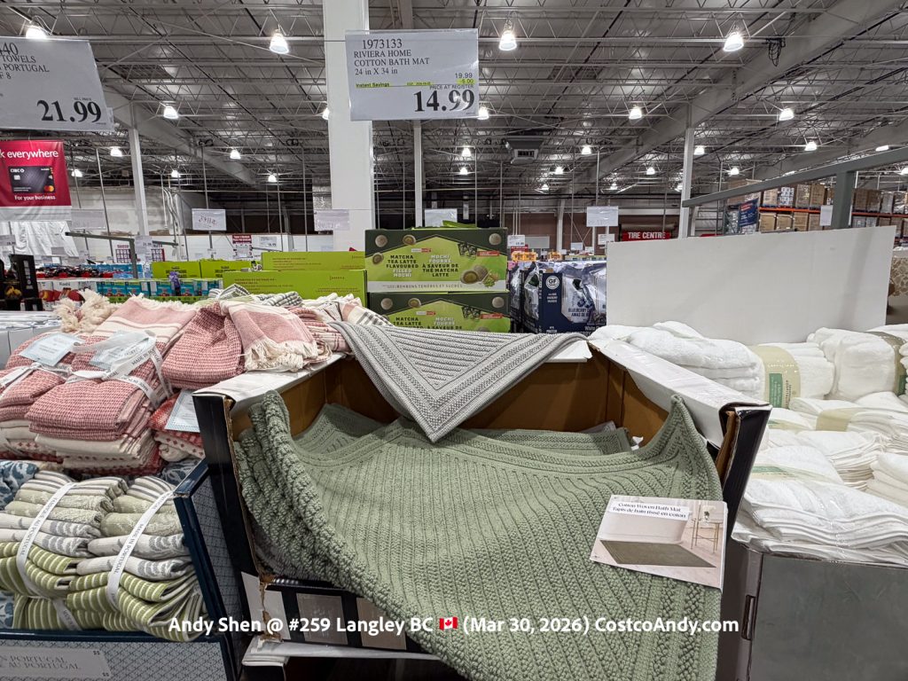 RIVIERA HOME COTTON BATH MAT 24 IN X 34 IN