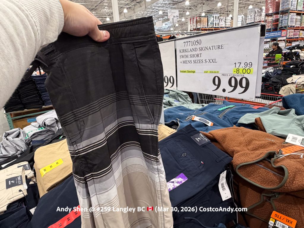 KIRKLAND SIGNATURE SWIM SHORT + MENS SIZES S-XXL