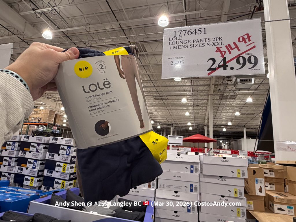 LOLE LOUNGE PANTS 2PK +MENS SIZES S-XXL