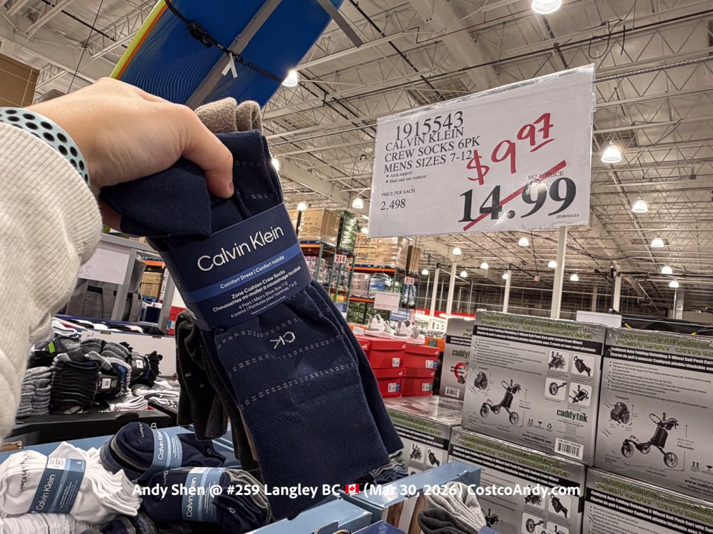 CALVIN KLEIN CREW SOCKS 6PK MENS SIZES 7-12