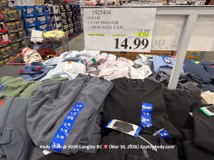 GAIAM 1/4 ZIP SWEATER + MENS SIZES S-XXL