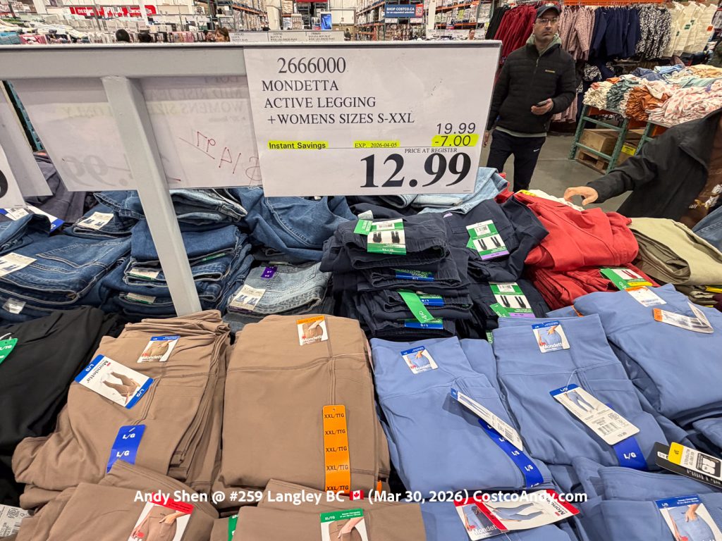 MONDETTA ACTIVE LEGGING + WOMENS SIZES S-XXL