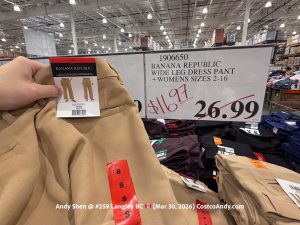 BANANA REPUBLIC WIDE LEG DRESS PANT + WOMENS SIZES 2-16