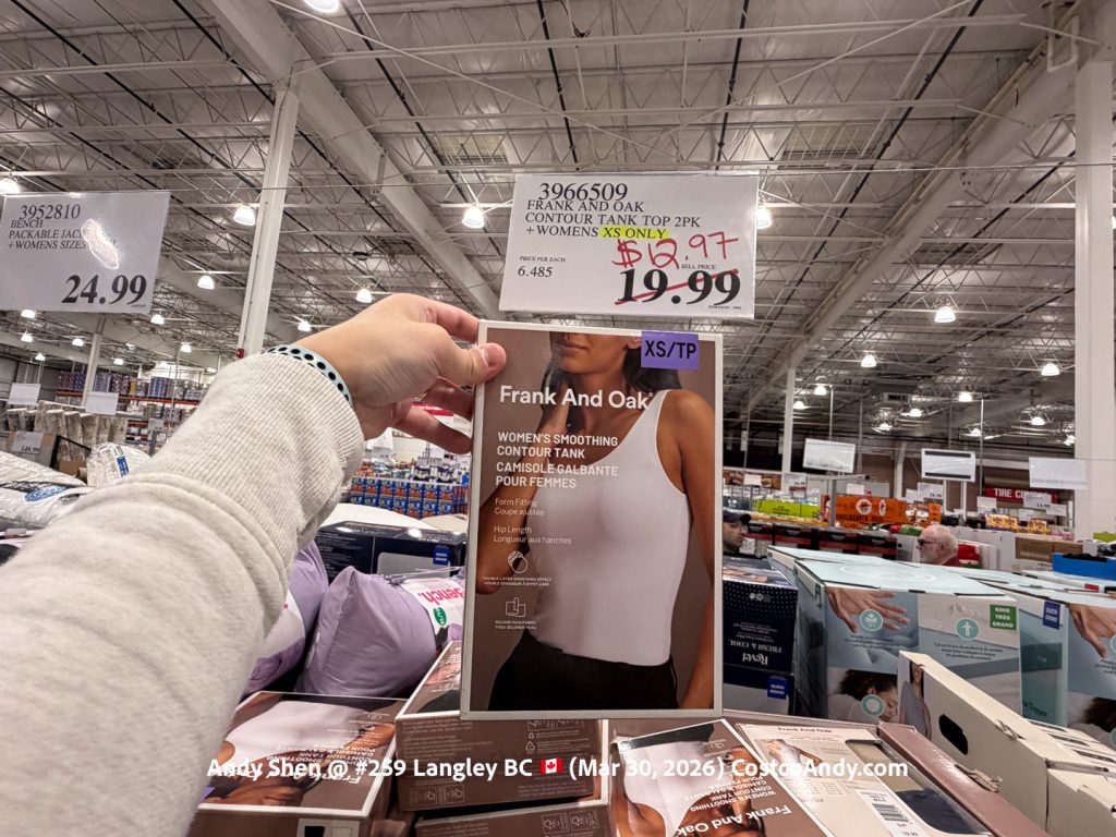 FRANK AND OAK CONTOUR TANK TOP 2PK + WOMENS SIZES XS-L