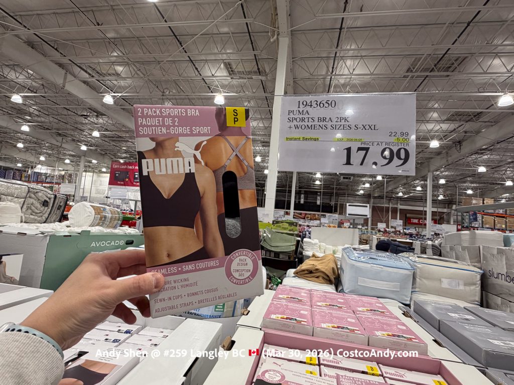 PUMA SPORTS BRA 2PK WOMENS SIZES S-XXL