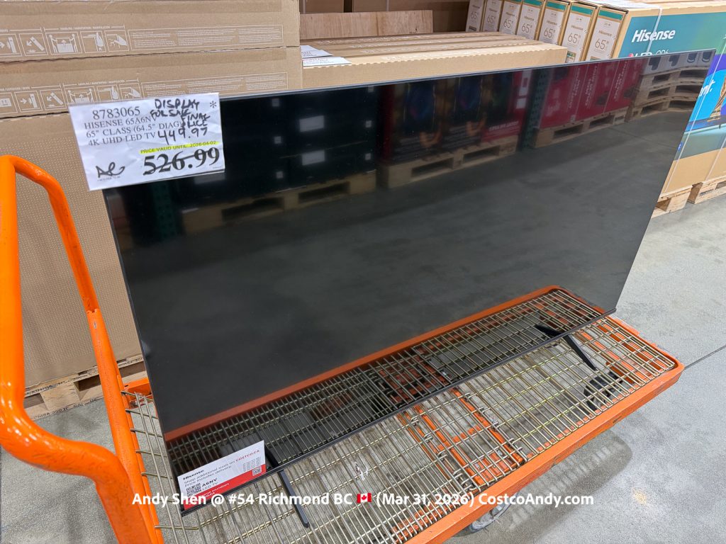 HISENSE 65A6NV 65″ CLASS (64.5″ DIAG) 4K UHD LED TV