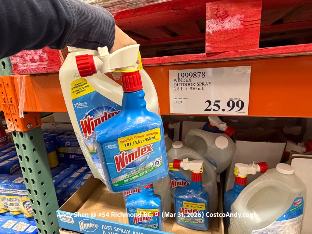 WINDEX OUTDOOR SPRAY 3.8L + 950ML