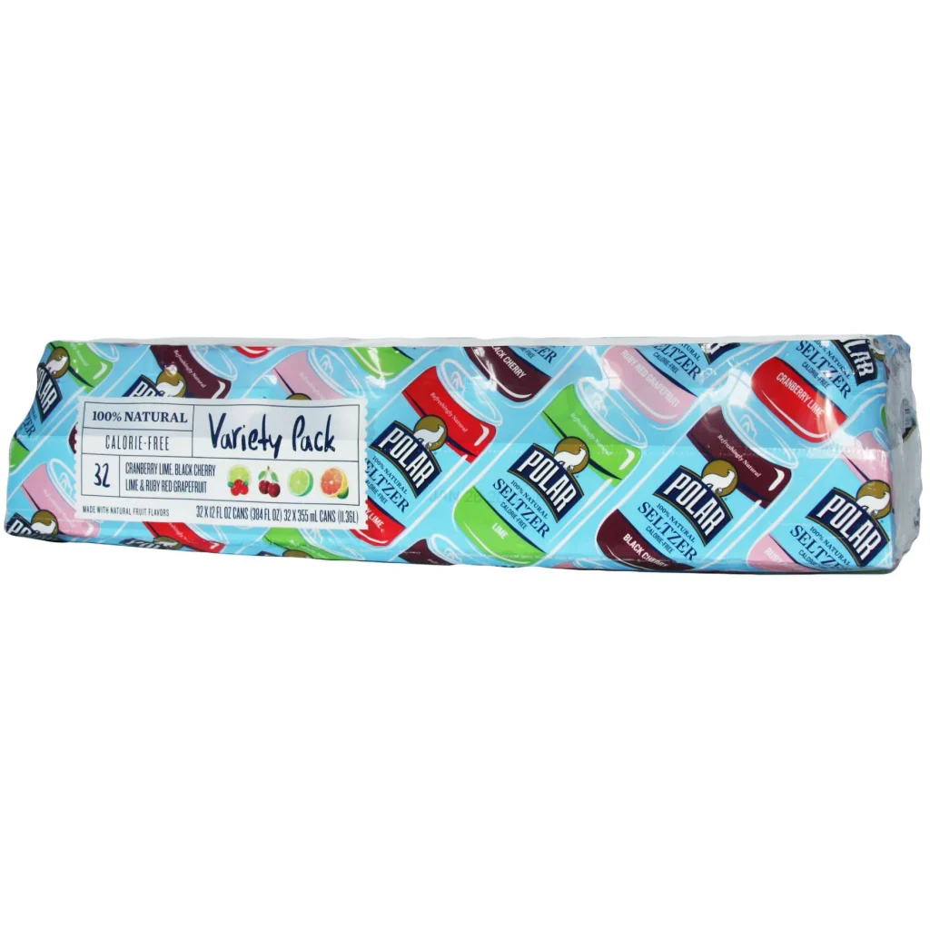 POLAR SELTZER VARIETY PACK 32/12 OZ