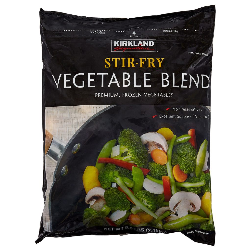 KIRKLAND SIGNATURE STIR FRY VEGETABLES 5.5 LBS