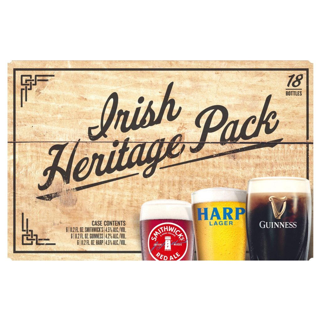 GUINNESS IRISH PUB PACK IRELAND 15/14.9OZ