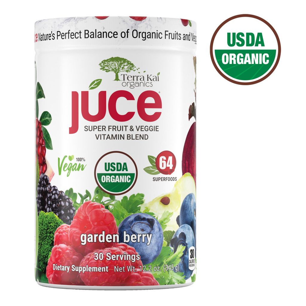 TERRA KAI ORGANIC JUCE FRUIT/VEGGIE VIT BLEND 30 SERVINGS