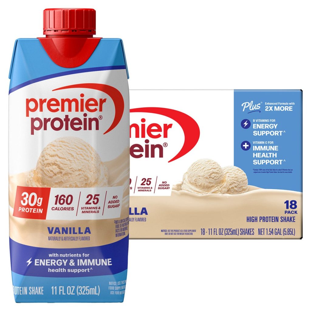 PREMIER PROTEIN SHAKE VANILLA 11 FL OZ/18 PK