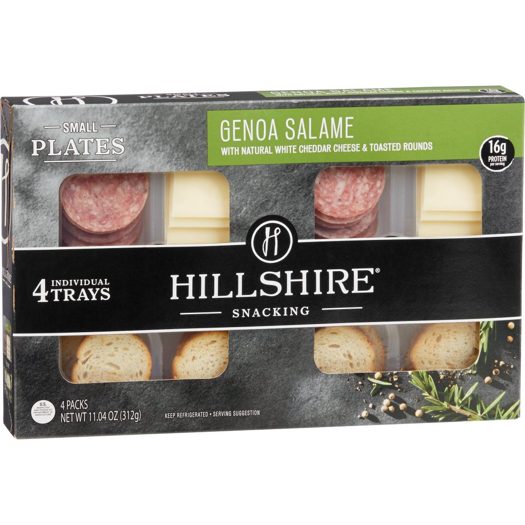 HILLSHIRE SMALL PLATES CHEESE AND SALAME 4/2.76 OZ