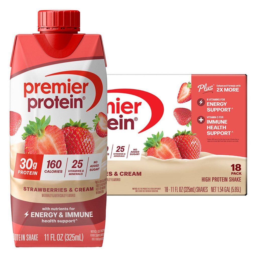PREMIER PROTEIN SHAKE STRAWBERRY 11 FL OZ/18 PK