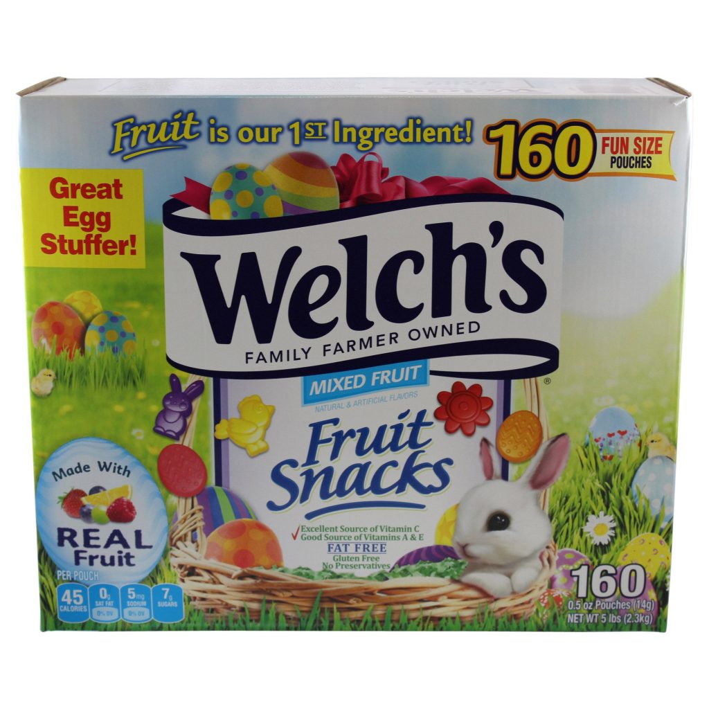 WELCH’S EASTER FRUIT SNACKS 160/.5 OZ