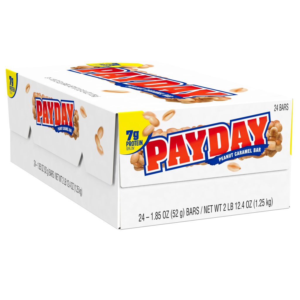 PAYDAY CANDY BAR 24 CT/1.85 OZ