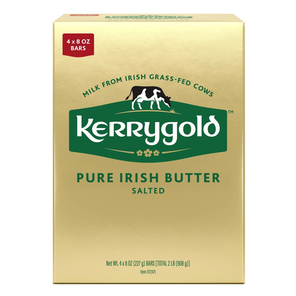 KERRYGOLD SALTED IRISH BUTTER 4/8 OZ