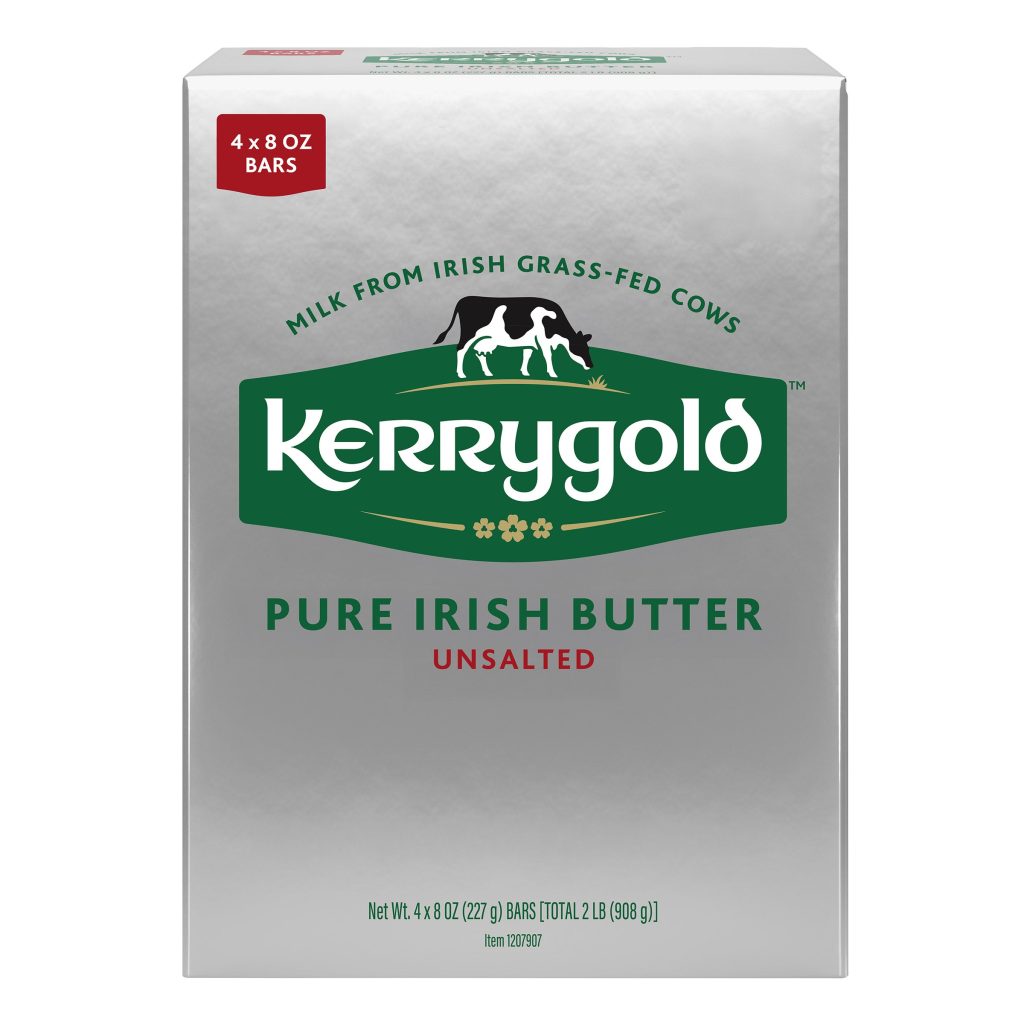 KERRYGOLD UNSALTED IRISH BUTTER 4/8 OZ