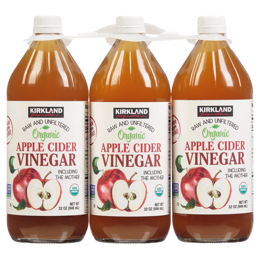 KIRKLAND SIGNATURE ORGANIC APPLE CIDER VINEGAR 3/32 OZ