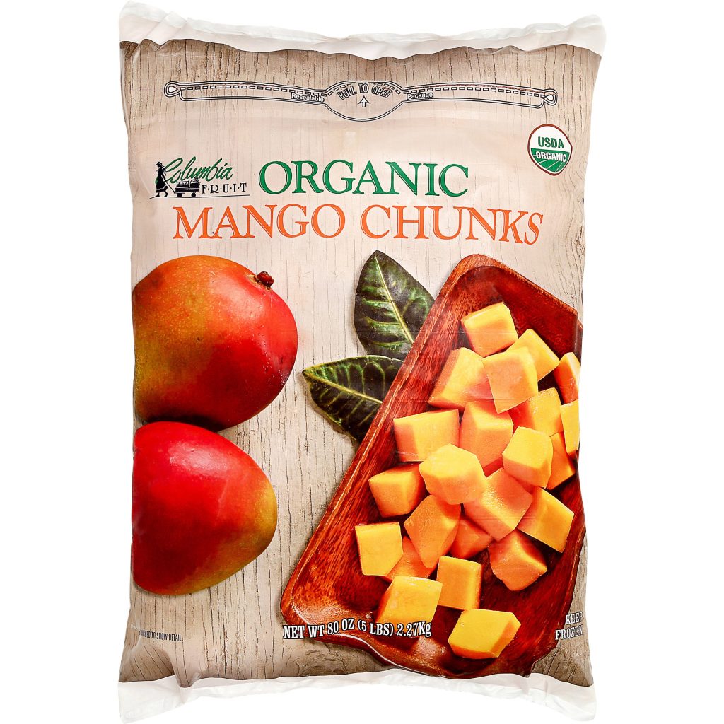 COLUMBIA FRUIT ORGANIC MANGOES 5 LB