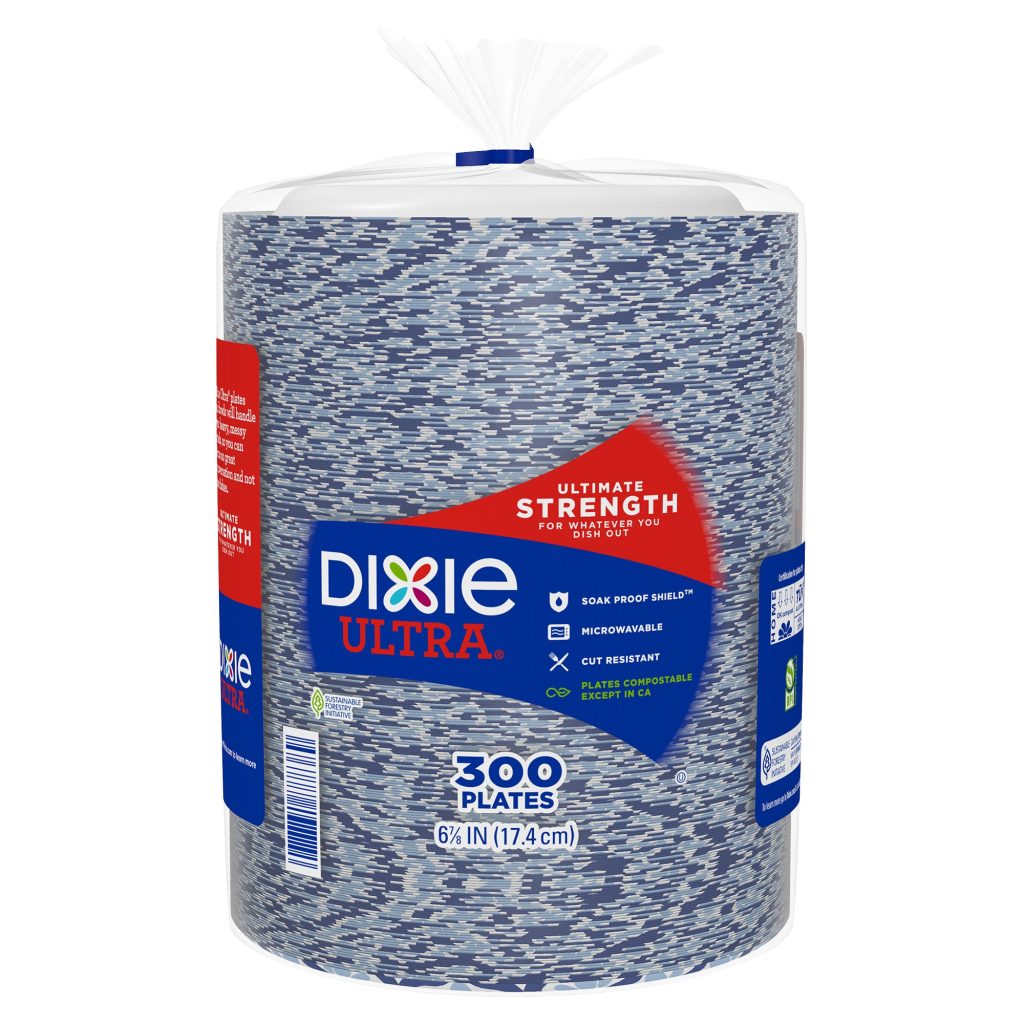 DIXIE ULTRA 6 7/8¨ PAPER PLATE 300 CT