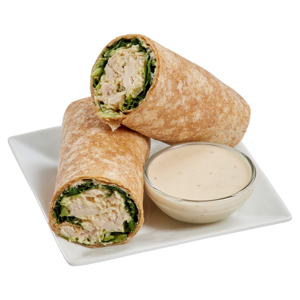 CHICKEN CAESAR WRAP WITH CAESAR DRESSING PER LB