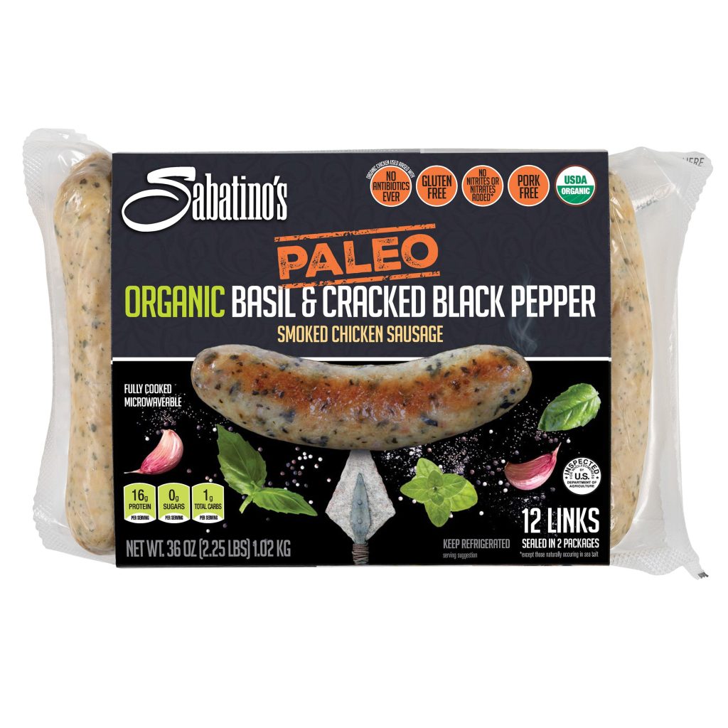 SABATINO’S ORGANIC PALEO CHICKEN SAUSAGE 2.25 LBS