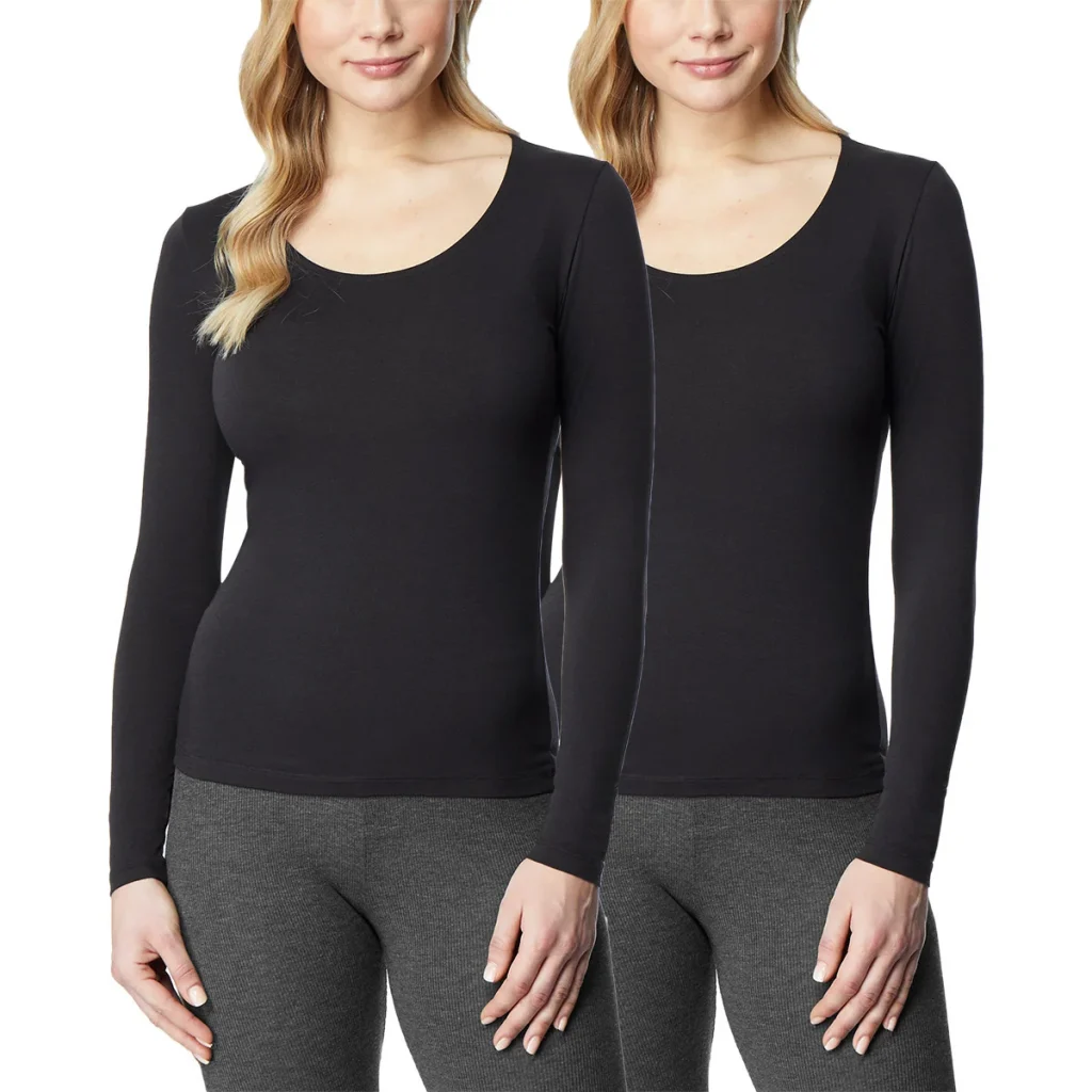 32 DEGREES + WOMEN’S HEAT TEE 2-PACK
